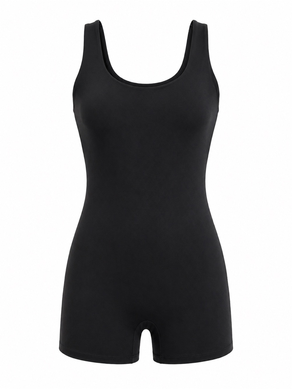 Automate Black Romper Size M NWT Sleeveless Tank One Piece Built-In Bra